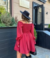 Платье клеш от талии  YM-7098A18.5