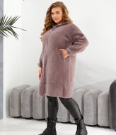 Пальто из альпаки с капюшоном MAX-941A1400