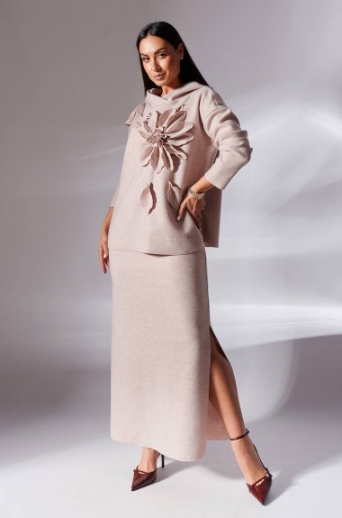 Нарядный женский костюм с юбкой NJ-IS-169A1500