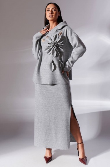 Нарядный женский костюм с юбкой NJ-IS-169A1500