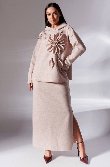 Нарядный женский костюм с юбкой NJ-IS-169A1500