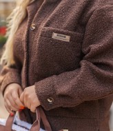 Теплая рубашка женская однотонная  LF-260A620