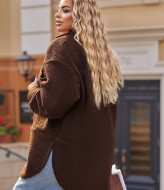 Теплая рубашка женская однотонная  LF-260A620