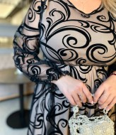 Платье нарядное больших размеров  BEL-4470A24