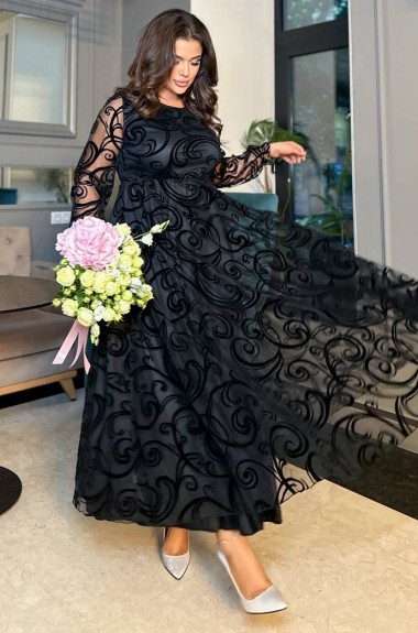 Платье нарядное больших размеров  BEL-4470A24