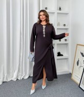 Длинное облегающее платье  BEL-501A15