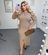 Длинное облегающее платье  BEL-501A15