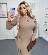 Длинное облегающее платье  BEL-501A15