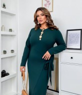 Длинное облегающее платье  BEL-501A15