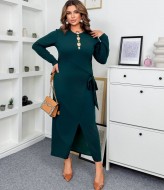 Длинное облегающее платье  BEL-501A15