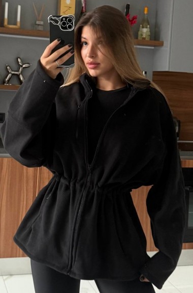 Флісова кофта з затяжками LK-355A799