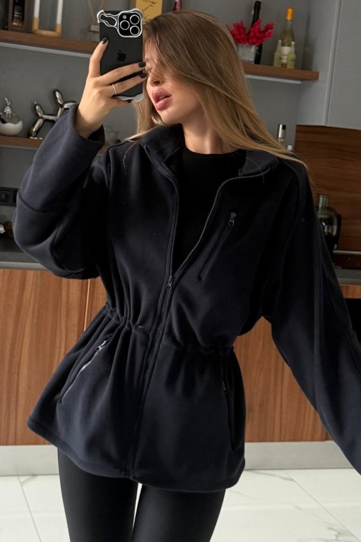 Флісова кофта з затяжками LK-355A799