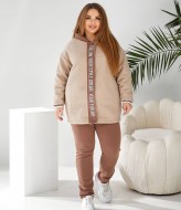 Костюм трійка куртка з Тедді, світшот і штани DV-AR5398A1175