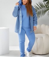 Костюм трійка куртка з Тедді, світшот і штани DV-AR5398A1175