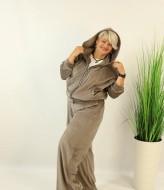 Теплый велюровый костюм женский  YS-2195A780