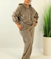 Теплый велюровый костюм женский  YS-2195A780