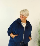 Теплый велюровый костюм женский  YS-2195A780