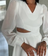 Платье с шифоновыми рукавами DAM-226A650