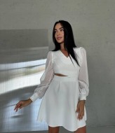 Платье с шифоновыми рукавами DAM-226A650