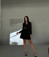 Платье с шифоновыми рукавами DAM-226A650