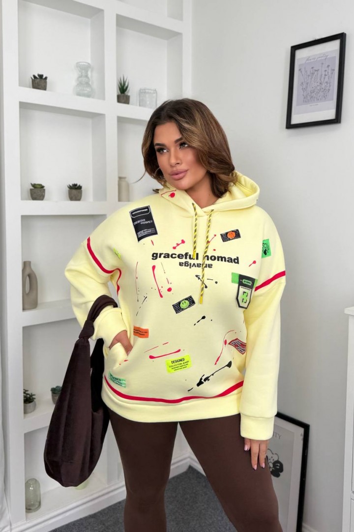 Теплое худи DOL-394A790