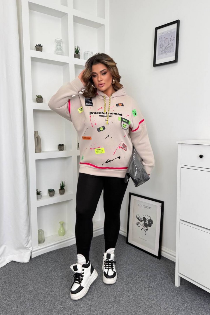 Теплое худи DOL-394A790