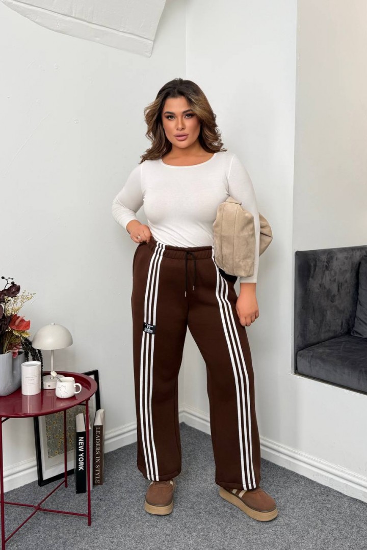 Брюки с лампасами DOL-396A590