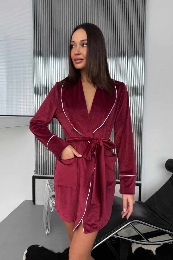 Велюровый халат MIS-213A380