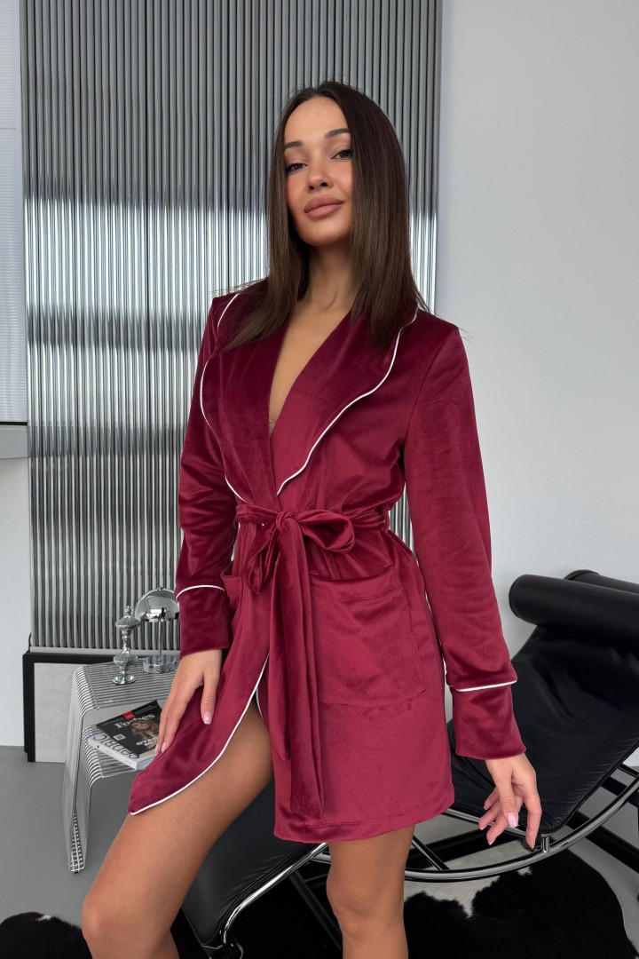 Велюровый халат MIS-213A380