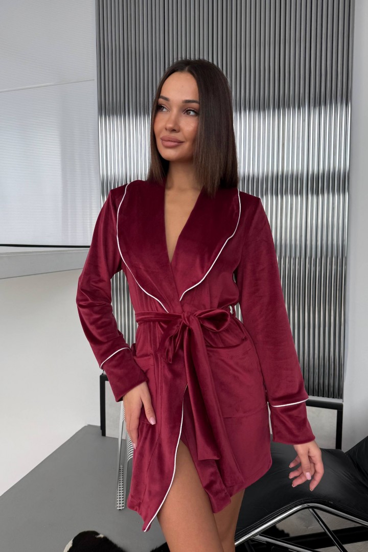 Велюровый халат MIS-213A380