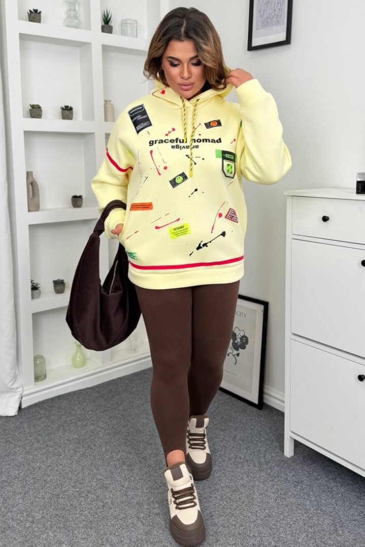 Теплое худи DOL-394A790