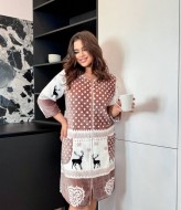 Халат на молнии DG-p15555A500