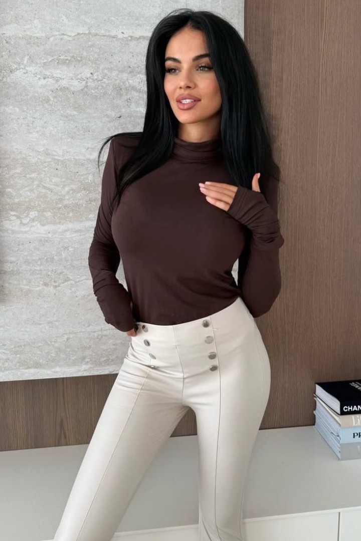 Лонгслив с воротником-стойкой IO-798A280