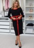 Платье со вставками BAB-546A480