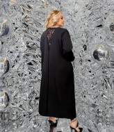 Длинное платье черное  LF-265A520