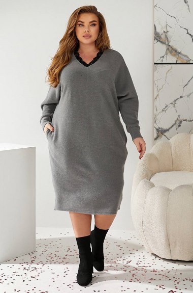 Повседневное платье с длинными рукавами LF-266A520