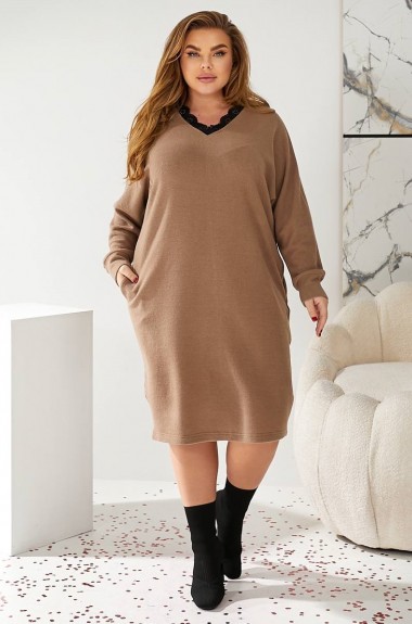 Повседневное платье с длинными рукавами LF-266A520