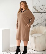 Повседневное платье с длинными рукавами LF-266A520