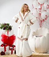 Длинный махровый халат ELR-846A1700