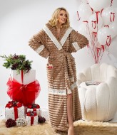 Длинный махровый халат ELR-846A1700