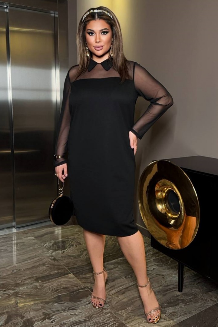 Платье с воротником NS-224A550