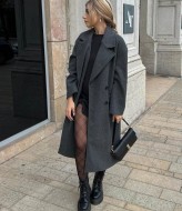 Пальто женское демисезонное длинное LUC-381A1150