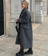 Пальто женское демисезонное длинное LUC-381A1150