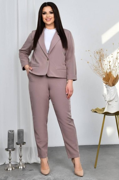 Брючный костюм с коротким пиджаком ST-395A620 Брючный костюм с коротким пиджаком ST-395A620