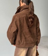 Замшевий бомбер ZL-0328A1390