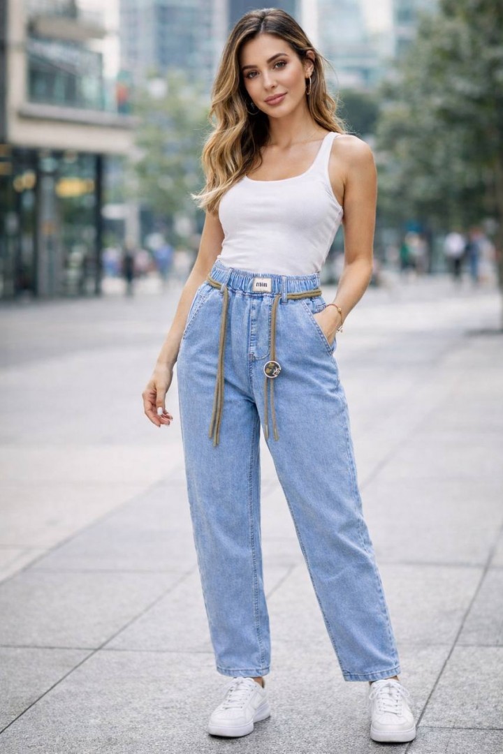 Стрейчевые джинсы STC-307A539