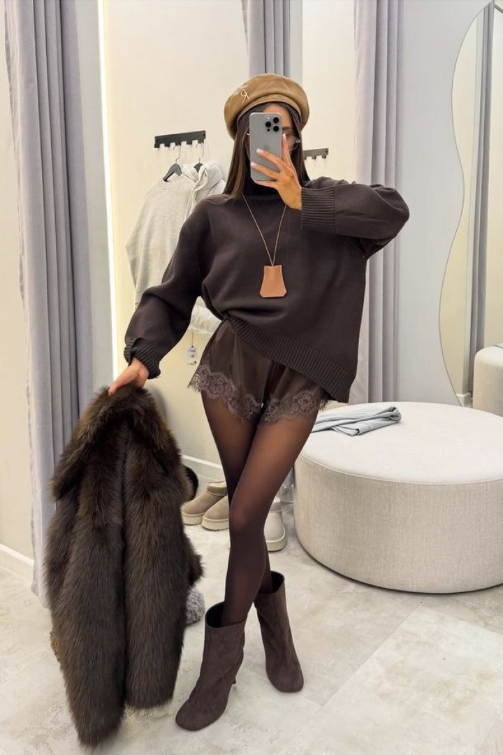 Шорты с кружевом  KC-3362A320