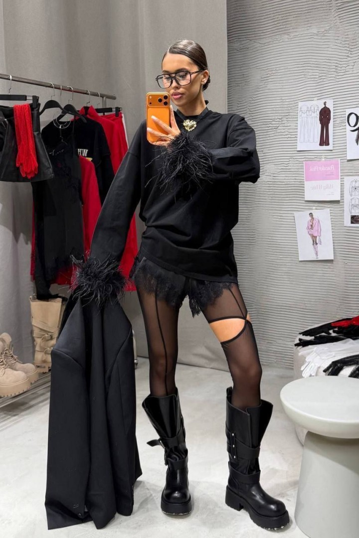 Шорты с кружевом  KC-3362A320