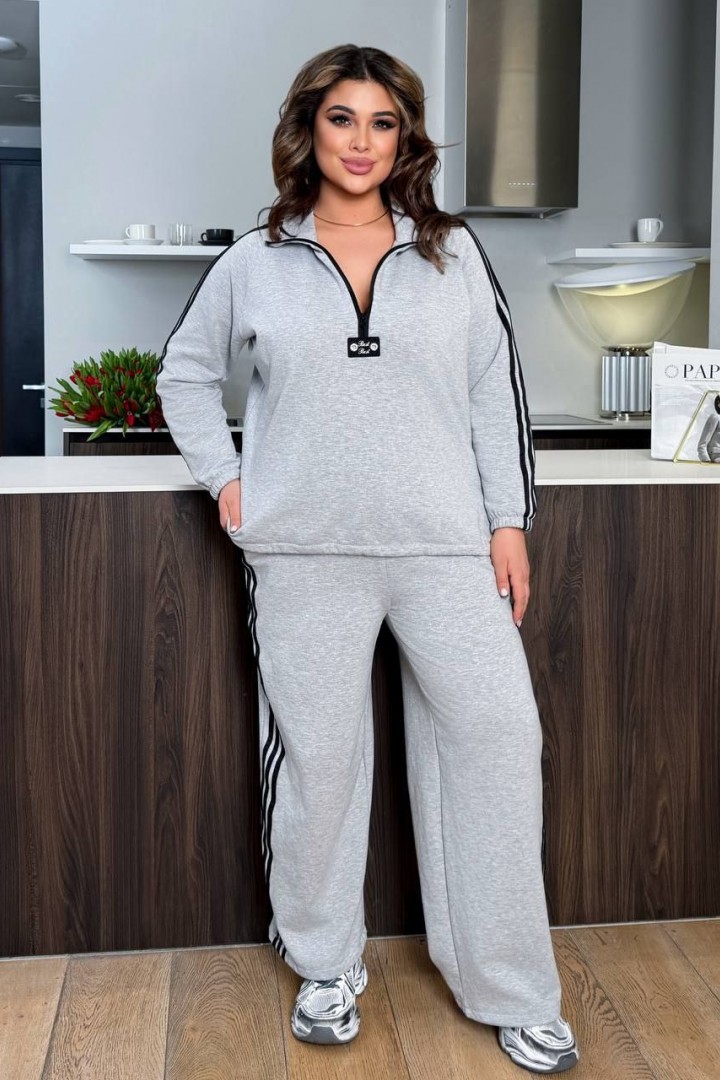 Трикотажний костюм на флісі AD-7927.1A360