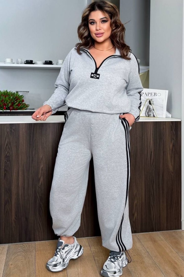 Трикотажний костюм на флісі AD-7927.1A360